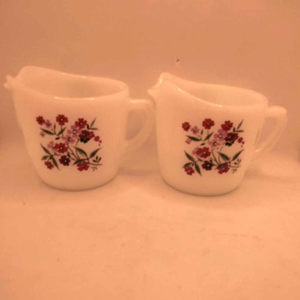 Fire King Vintage creamer cup set of 2